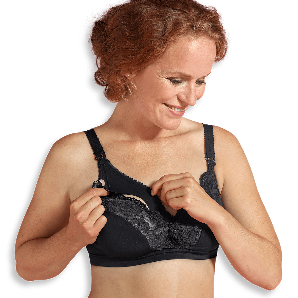 Carriwell Lace drop cup nursing bra - Carriwell a-frame