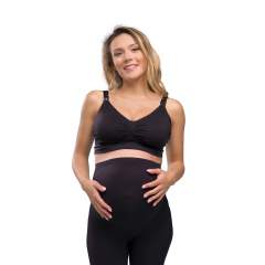 Carriwell Maternity & Nursing Bra with Padded Carri-Gel support, XL Black -  MaMidea