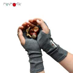 MaM/ManyMonths Natural Woollies Long Fingerless Mittens