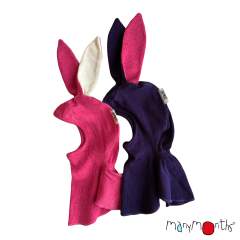 ManyMonths Natural Woollies Elephant Hood with Bunny Ears UNiQUE