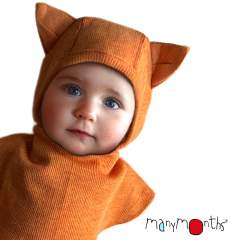 ManyMonths Natural Woollies Elephant Hood with Kitty Ears UNiQUE