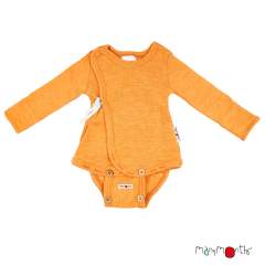 ManyMonths Natural Woollies Kimono Body/Shirt with Foldover Sleeves