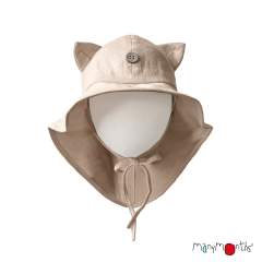 ManyMonths ECO Hempies Adjustable Summer Hat with Kitty Ears